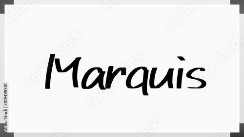 Marquis のホワイトボード風イラスト