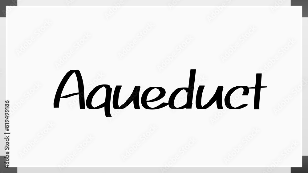 Aqueduct のホワイトボード風イラスト Aqueduct のホワイトボード風イラスト