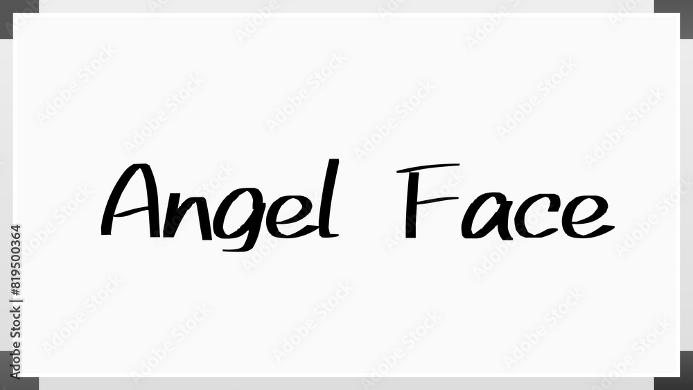 Angel Face のホワイトボード風イラスト Angel Face のホワイトボード風イラスト