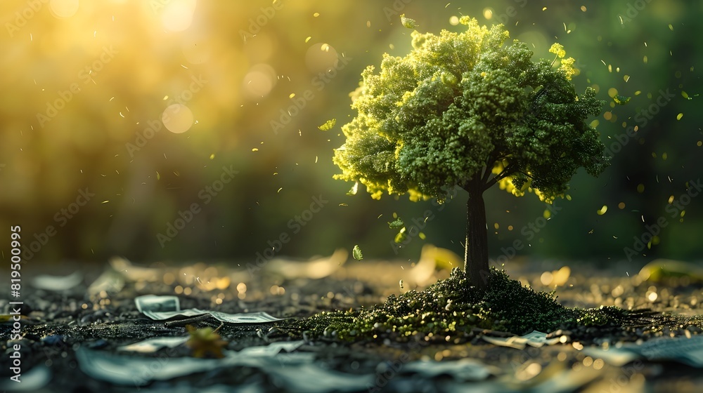Transformative Growth:A Flourishing Tree Emerges from Financial Prosperity Transformative Growth:A Flourishing Tree Emerges from Financial Prosperity