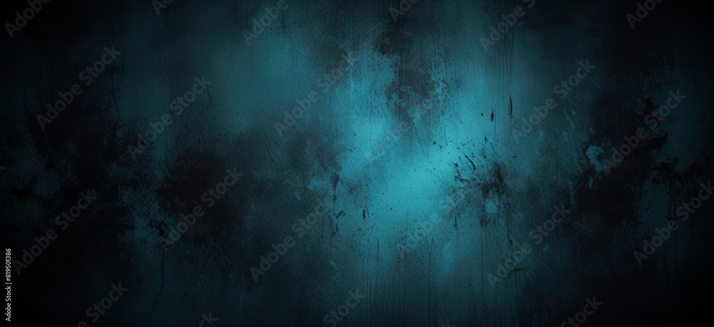 Cyan Blue Abstract painting background Cyan Blue Abstract painting background