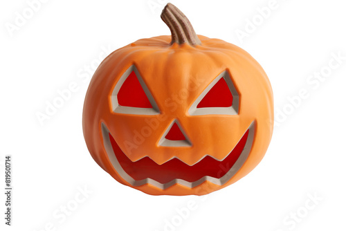 halloween pumpkin isolated on white