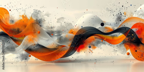 Wallpaper Mural An abstract collage of business ideas, data points and charts in an urban setting with graphic elements Torontodigital.ca