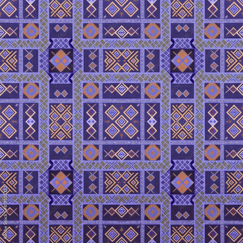 Fototapeta seamless abstract background with geometric elements