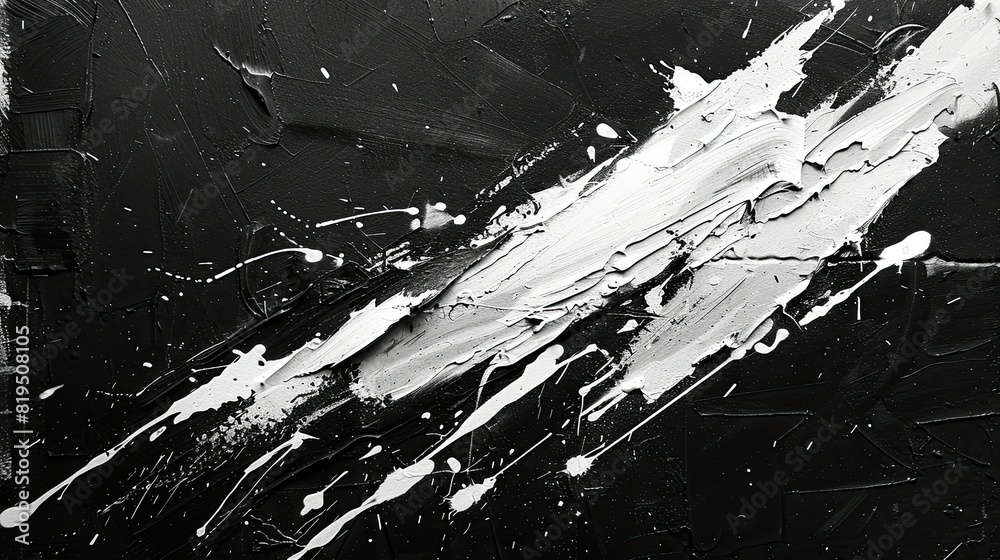 white wild style graffiti paint brush strokes on black background