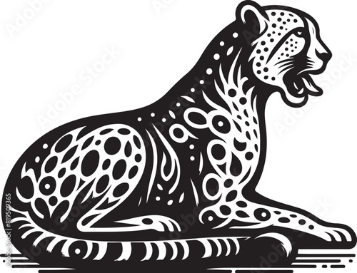 cheetah vector ilastration