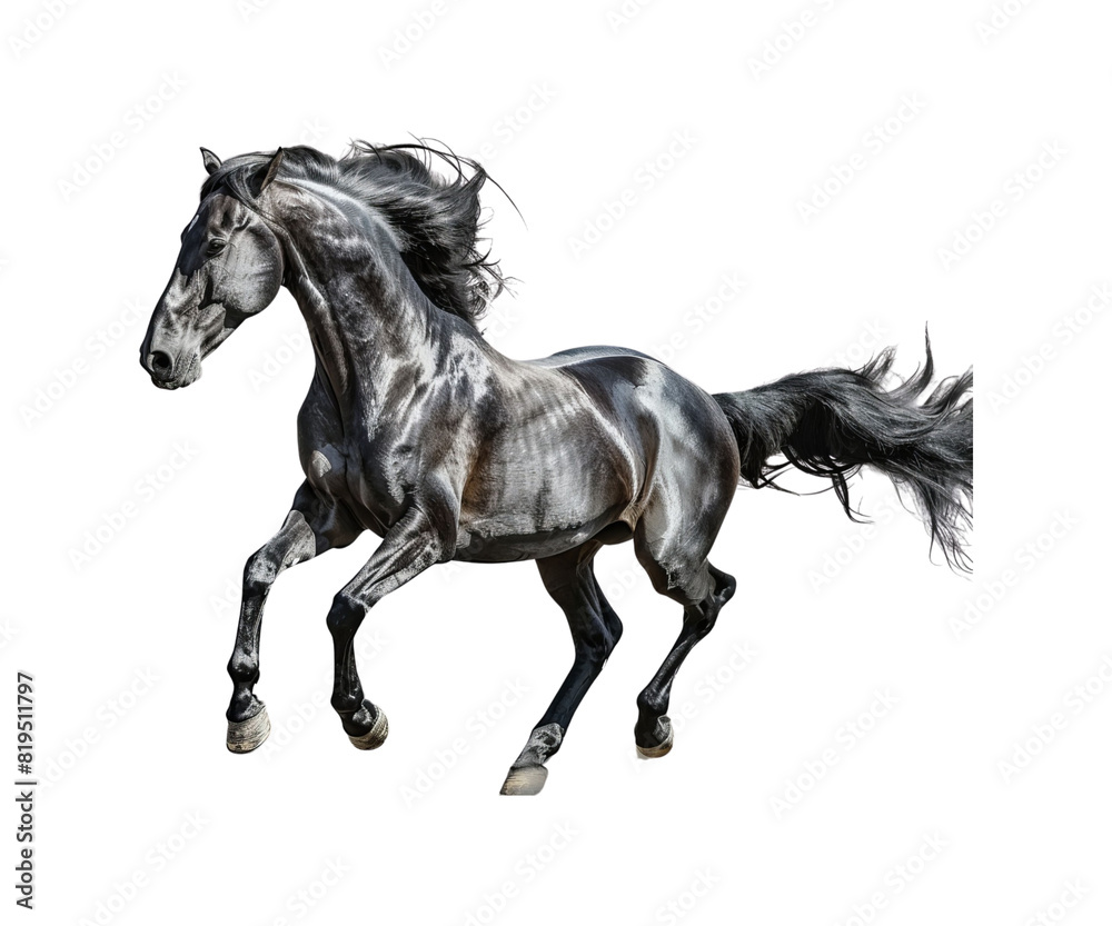 Fototapeta premium horse isolated on white