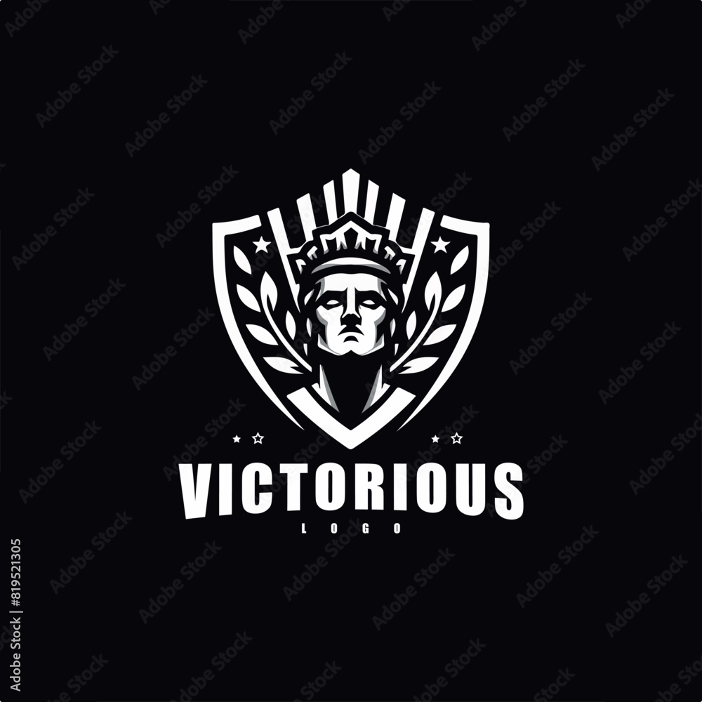Victorious logo template Victorious logo template