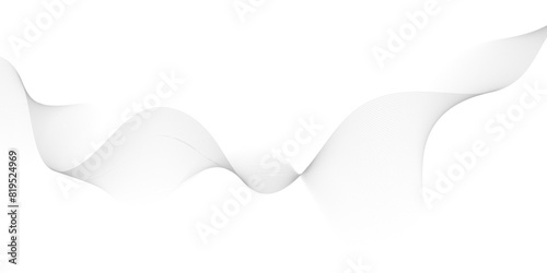 Abstract wave element for design. Digital frequency track equalizer. Stylized line art background. Vector illustration. Wave with lines created using blend tool.