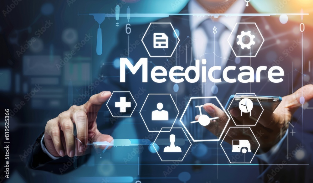 Medical and Health Care Concept, Medicare Medical and Health Care Concept, Medicare