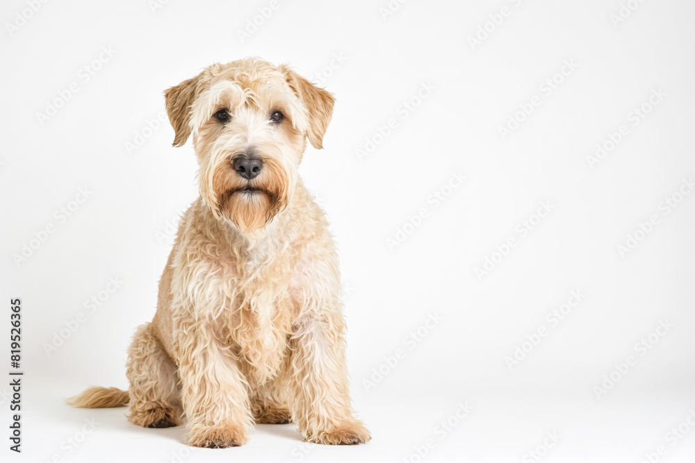Close-up of a Soft-Coated Wheaten Terrier Dog Close-up of a Soft-Coated Wheaten Terrier Dog
