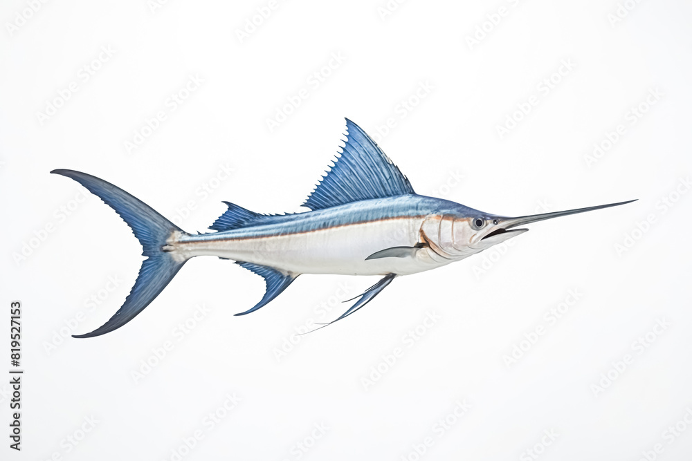 Sailfish Isolated on White Background Sailfish Isolated on White Background