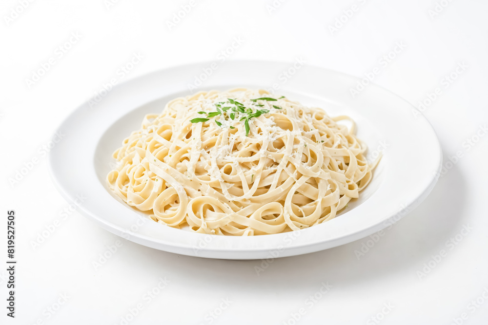 Fettuccine Alfredo with Parsley Fettuccine Alfredo with Parsley