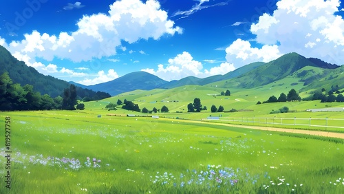 綺麗な田舎の風景