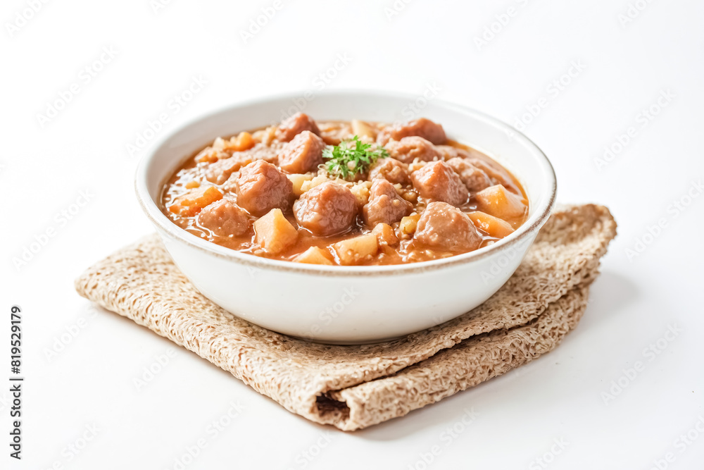 Rustic Bowl of Sausage and Potato Stew Rustic Bowl of Sausage and Potato Stew