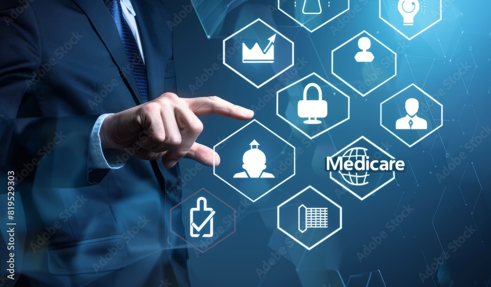 Medical and Health Care Concept, Medicare Medical and Health Care Concept, Medicare