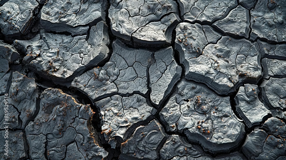 Explore the geometric patterns formed by volcanic ash settling on the ...