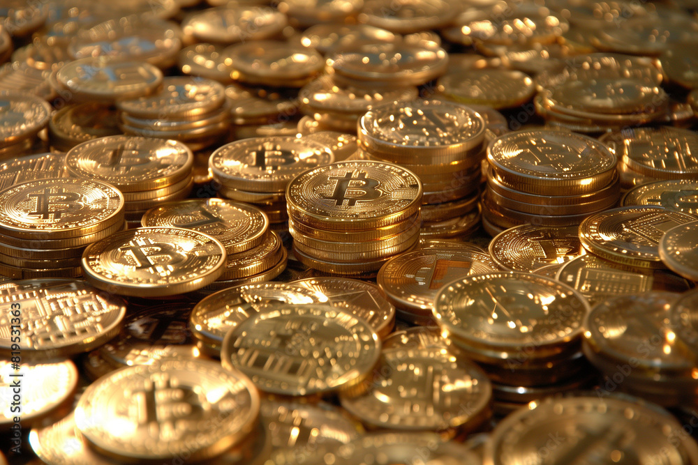 Bitcoin background generated by AI Bitcoin background generated by AI