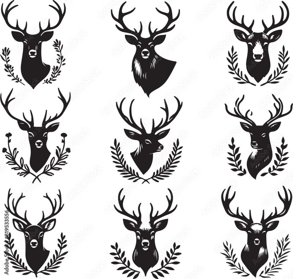 Deer head bundle Deer head bundle