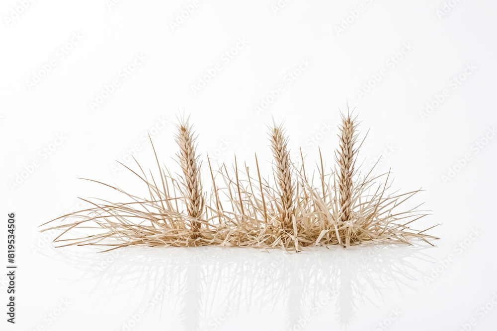 Obraz premium Dry Grass with Three Seed Heads