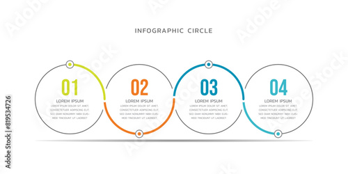 visualization infographic business template modern