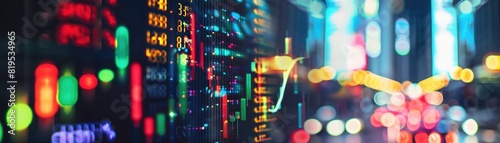 AI-driven investment strategies selective focus, optimization, surreal, Composite, stock exchange backdrop