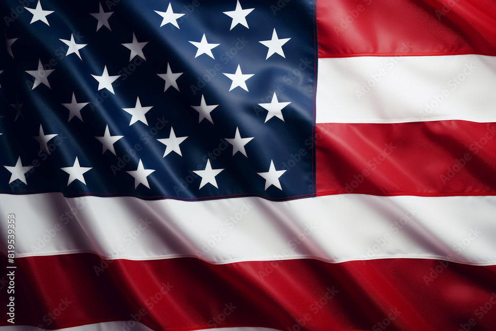 Naklejka premium American flag for Memorial Day, 4th of July ,Labour Day