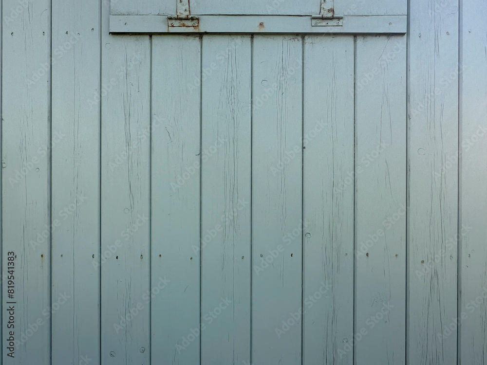 Duck egg coloured planks, horizontal from shed or hut, for use as background or graphic resource Duck egg coloured planks, horizontal from shed or hut, for use as background or graphic resource