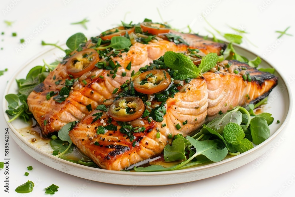 Scrumptious Seared Salmon with Apple Cider Glaze and Chives Scrumptious Seared Salmon with Apple Cider Glaze and Chives