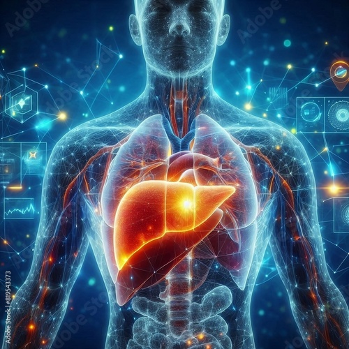 Heart bypass graft, artwork - Generative AI