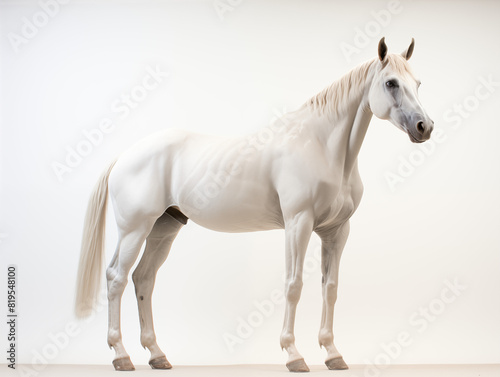 Realistic Animal Skeleton On A Clean Pastel Light And White Isolated Background For Commercial Photography © CHANTHIKA