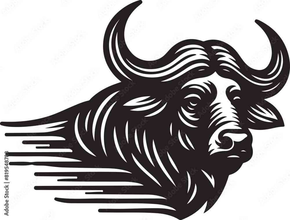 illustration of a bull