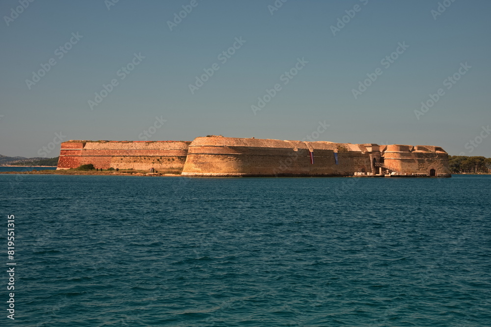 St. Nicholas fortress on the sea in Sibenik, Croatia St. Nicholas fortress on the sea in Sibenik, Croatia