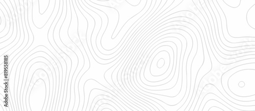 Panorama view gradient multicolor wave curve lines banner background design. Vector illustration. wave Line topography map contour background .Abstract Topographic map background with wave line.