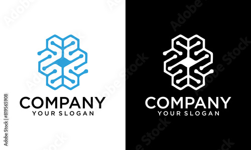 Creative evergreen tree logo vintage with Lake/river creek vector emblem illustration design