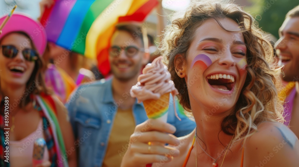 Joyful Moments at Pride Parade