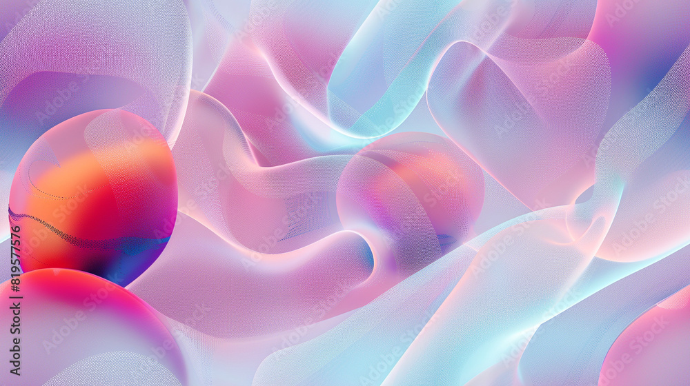 A colorful, abstract background with a pink and blue swirl A colorful, abstract background with a pink and blue swirl