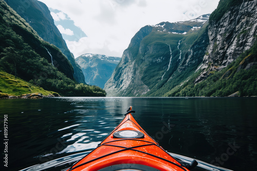 Kayaking Adventure, Generative AI © Vig