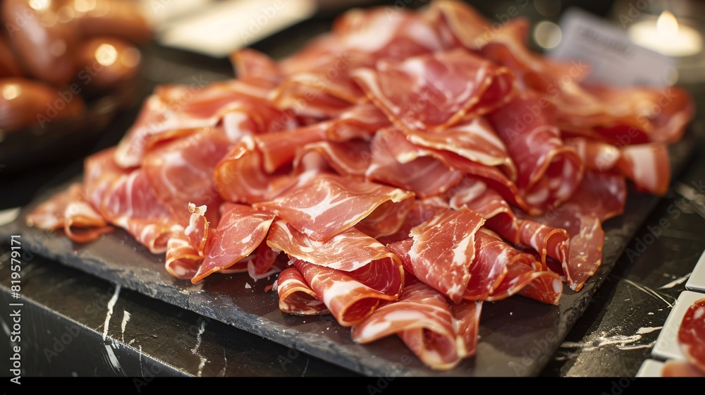 Premium cured meat from the Iberian Peninsula. Premium cured meat from the Iberian Peninsula.