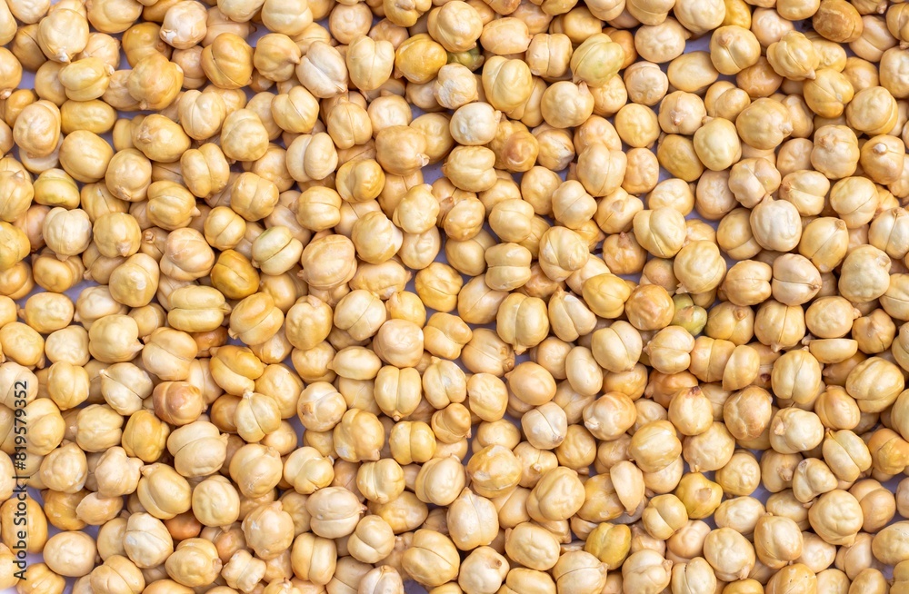 Roasted Chickpea or Garbanzo Bean Background in Horizontal Orientation, Also Known as Bengal Gram or Egyptian Pea Roasted Chickpea or Garbanzo Bean Background in Horizontal Orientation, Also Known as Bengal Gram or Egyptian Pea