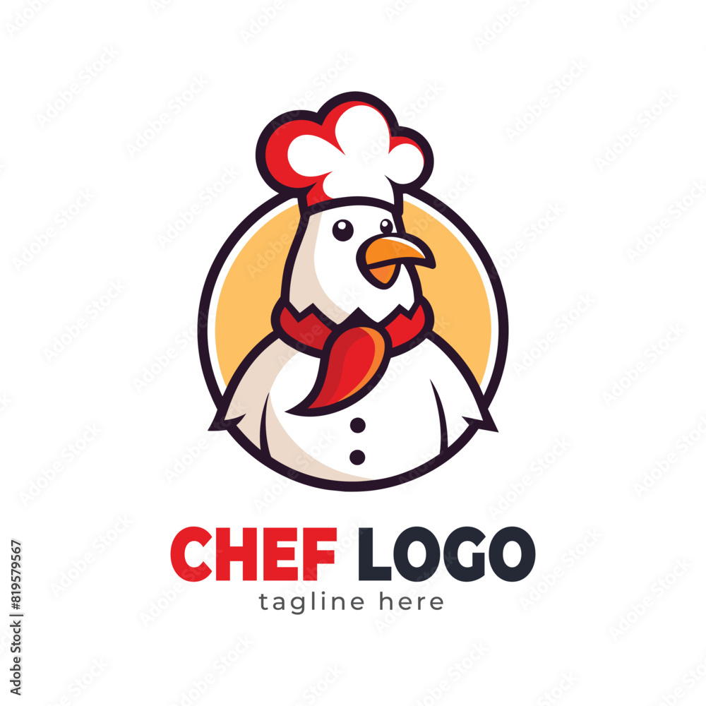 chef hat logo and icon vector design template chef hat logo and icon vector design template