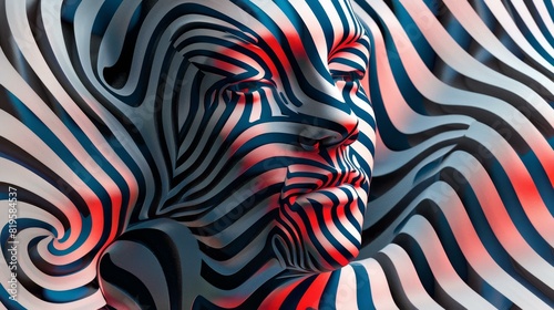 Artist crafts stunning visuals with unique color blends.
