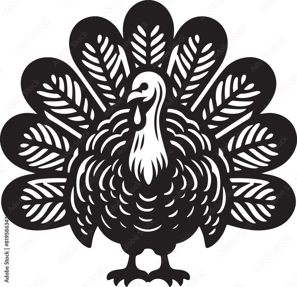 Fototapeta premium turkey vector ilastration
