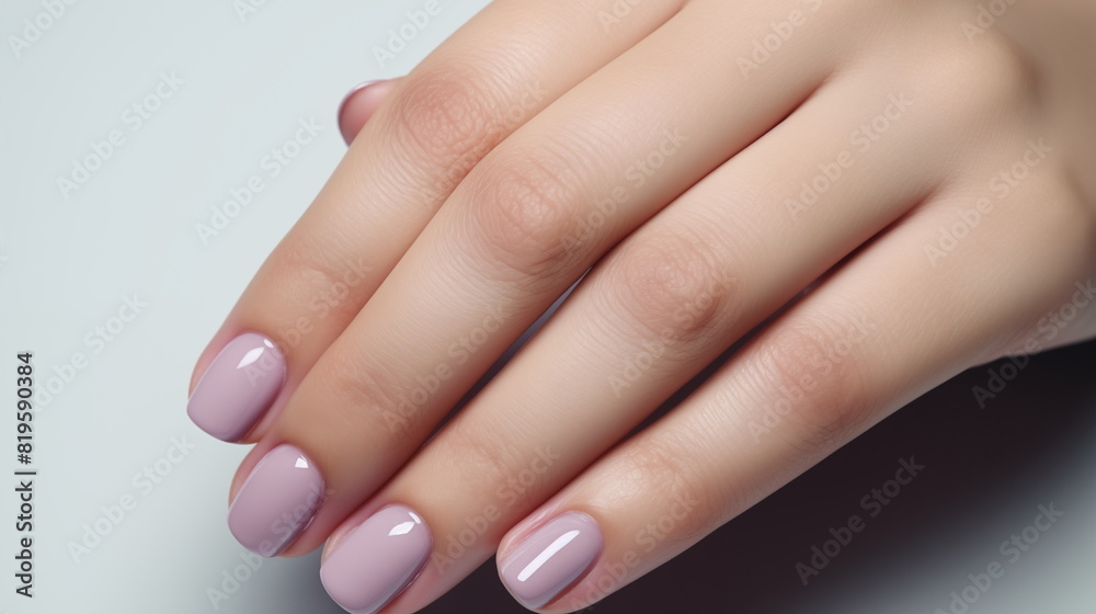 Very beautiful hands and nails. AI Generative.