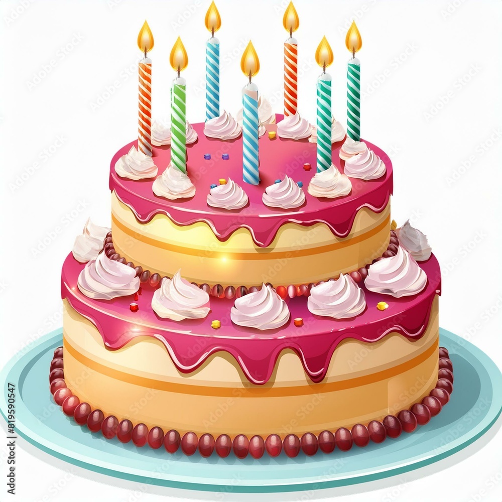 birthday cake isolated on white birthday cake isolated on white