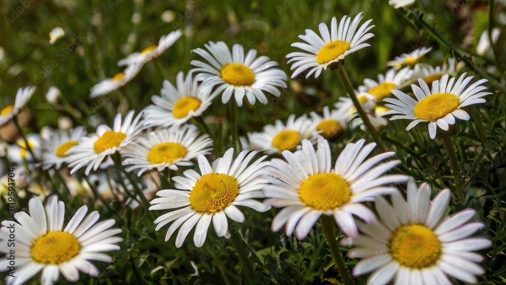 daisies in the garden daisies in the garden