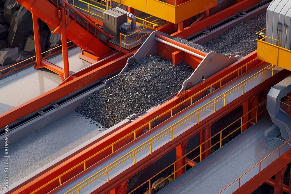 Asphalt production process in the factory Asphalt production process in the factory