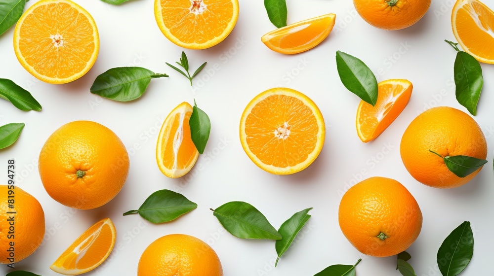 top view of fresh orange fruit slices arranged neatly in healthy food top view of fresh orange fruit slices arranged neatly in healthy food
