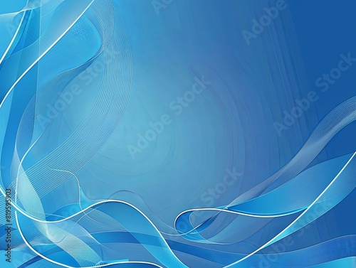 Glowing Glowing Rhythmic Lines Blue Professional Clean Slideshow Backgrounds