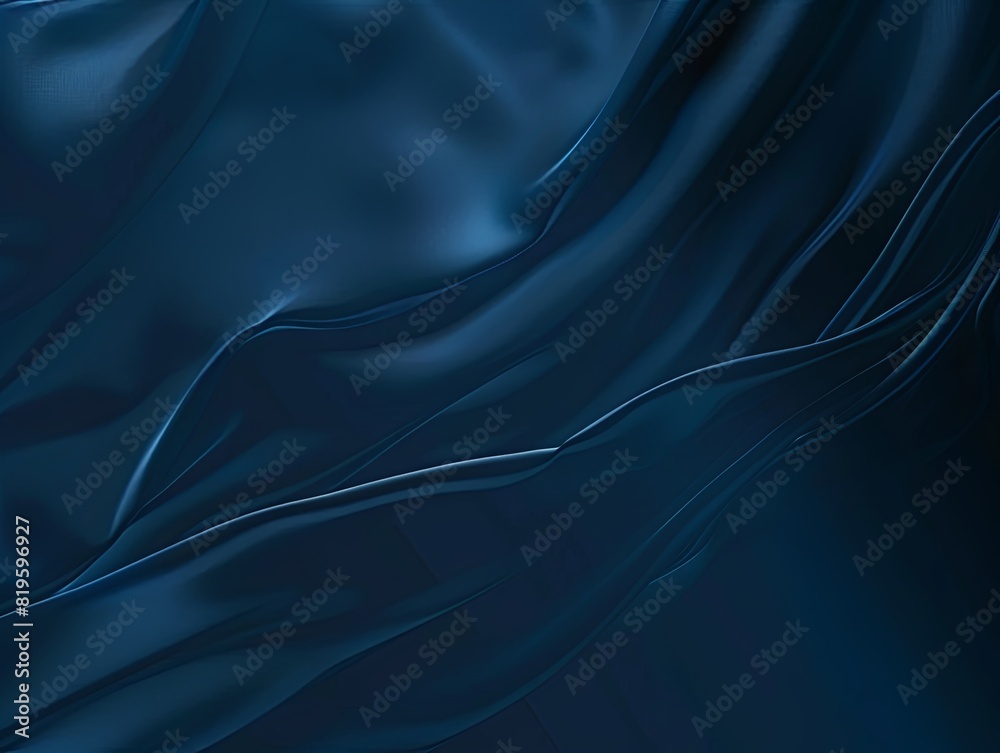 Fototapeta premium Dark Blue Diffused Abstract Minimalist Glossy Background